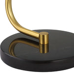 Gold Decor Market Desk Lamp Black Marble