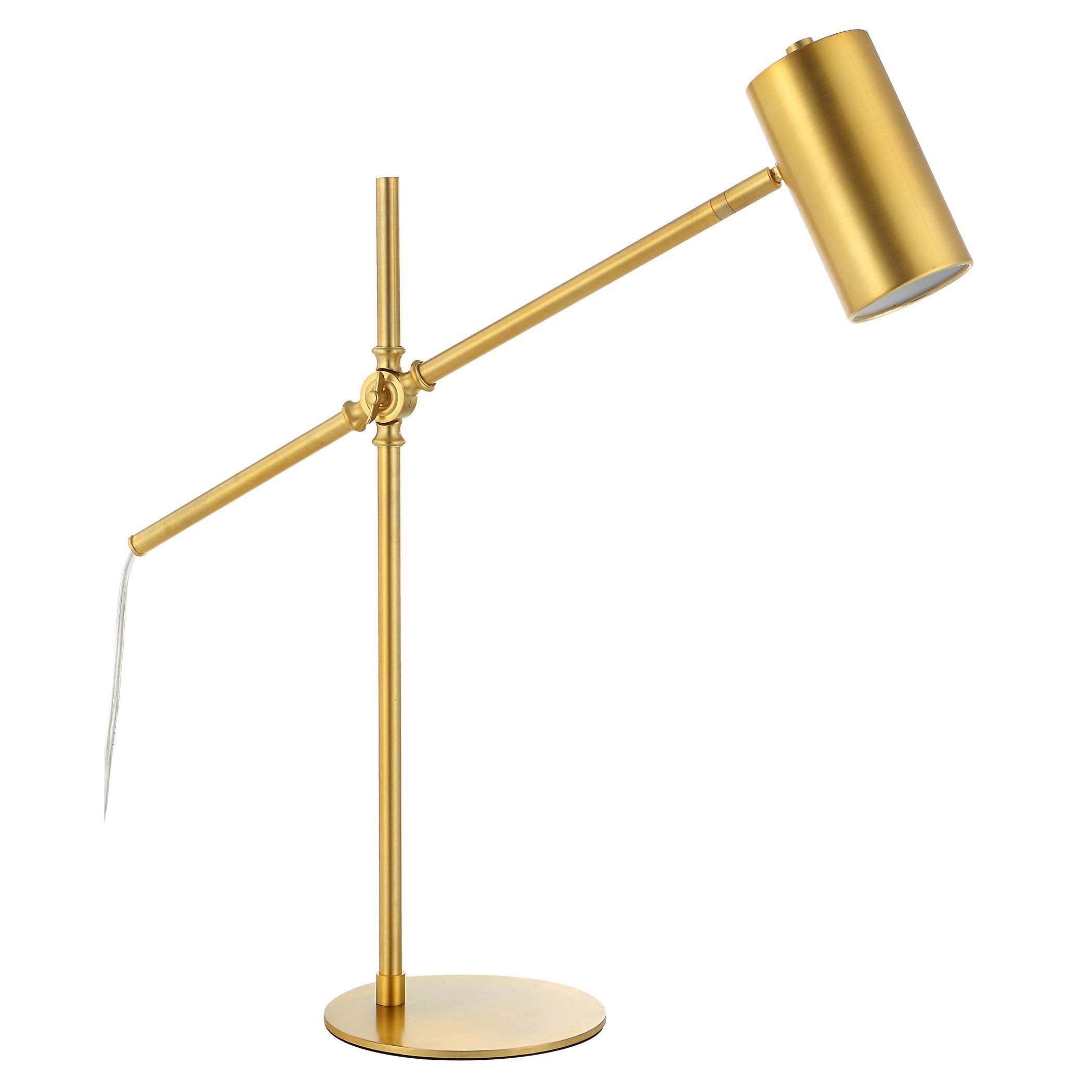 Brushed Gold Decor Market Desk Lamp