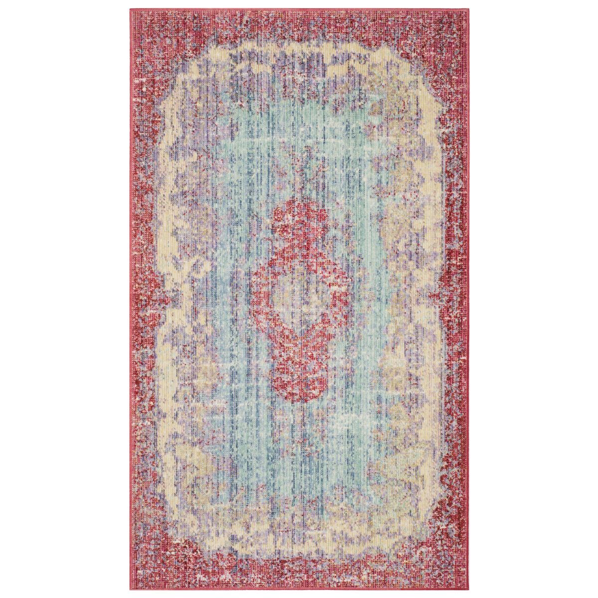 Light Blue / Fuchsia