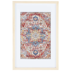 Safavieh Lonqu 23 Framed Textile Wall Art, WLA1003