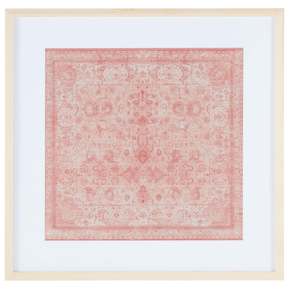 Safavieh Alsephina 25 Framed Textile Wall Art , WLA1006 - Pink