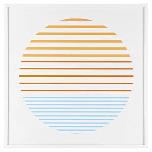 Safavieh Linear Horizon 24x24 Inch Framed Wall Art, WLA2001
