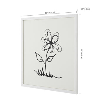 Safavieh Signed Springtime 16x16 Inch Framed Wall Art , WLA2018