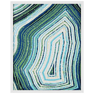 Safavieh Emerald Resonance 16x20 Inch Framed Wall Art, WLA2026