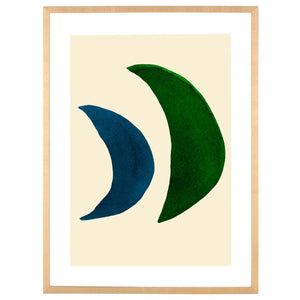 Safavieh Twin Moons Framed Wall Art, WLA2038