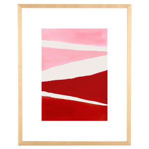 Safavieh Paint The Town Pink Framed Wall Art, WLA2042