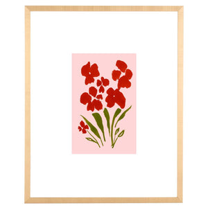 Safavieh Pansy Passion Framed Wall Art, WLA2061