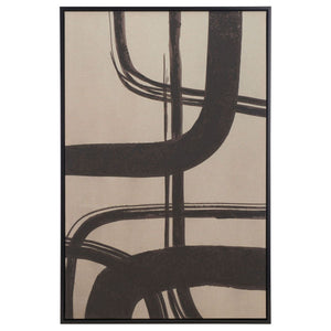 Safavieh Inky Freeway, 24 X 36, Framed Wall Art, WLA3003